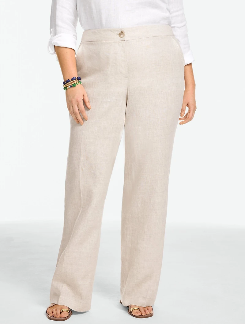 Linen Wide Leg Pants