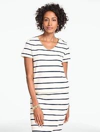 Button Shoulder V-Neck Top