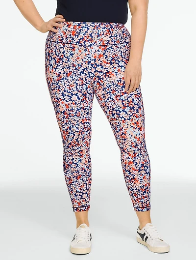 Out & About High Waist Capri Leggings - Camo Floral