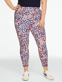 Out & About High Waist Capri Leggings - Camo Floral