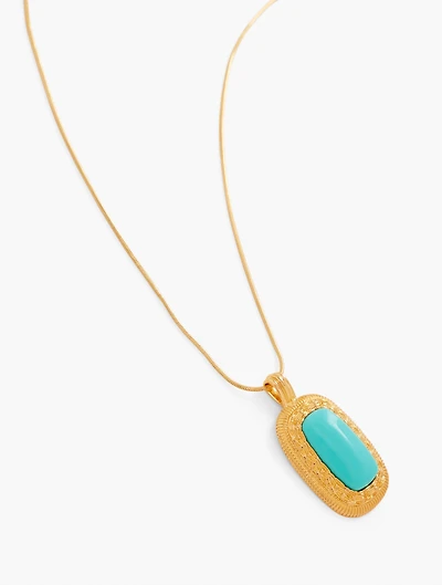 Turquoise Pendant Necklace