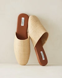 Raffia Mules