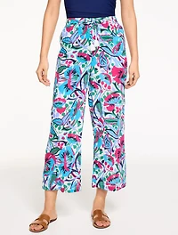 Aqua Club Gauze Pant Cover-Up - Island Flora