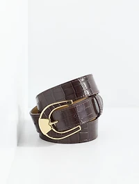 Inlay Buckle Belt