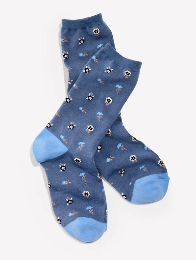 Ditsy Blooms Trouser Socks