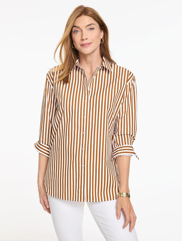 Everyday Relaxed Shirt - Dawn Stripe