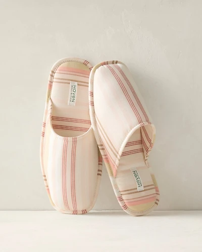 Organic Cotton Stripe Slipper
