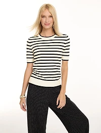Charming Crewneck Tee - Stripe