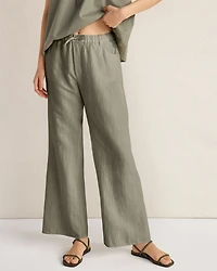 Organic Cotton Linen Drawstring Pants