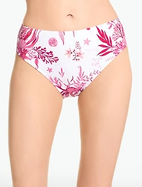 Aqua Club Piqué Mid Rise Swim Bottom - Seascape