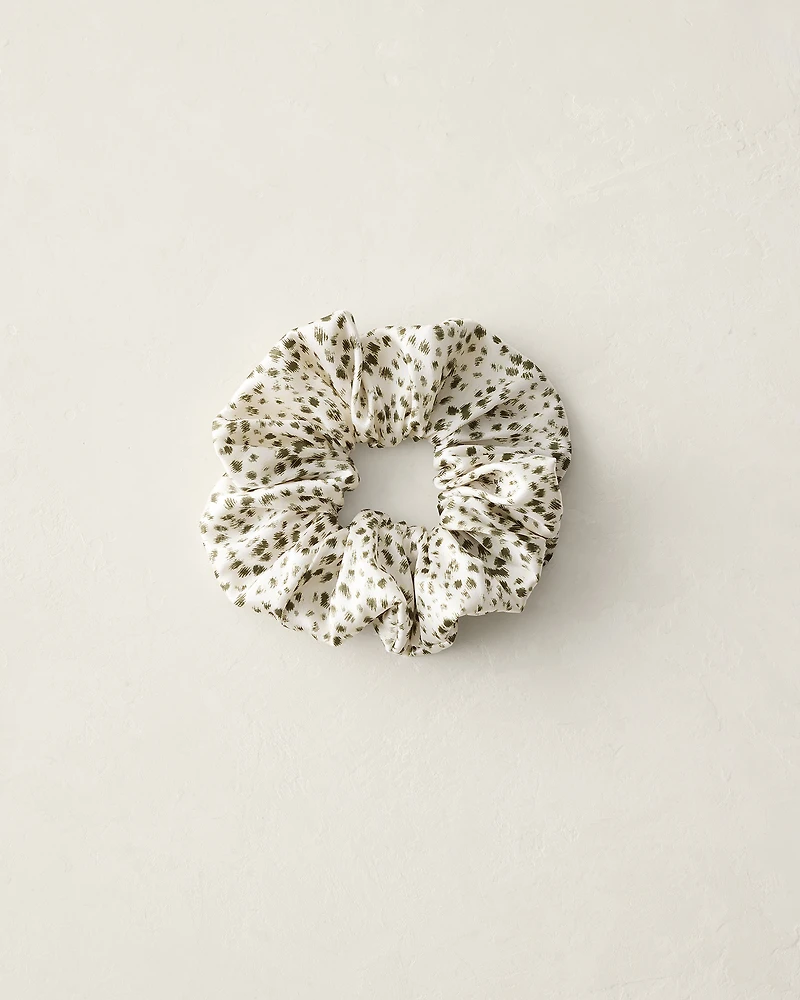Washable Silk Animal Dot Scrunchie
