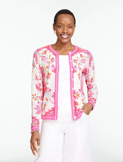 Charming Cardigan - Paradise Garden