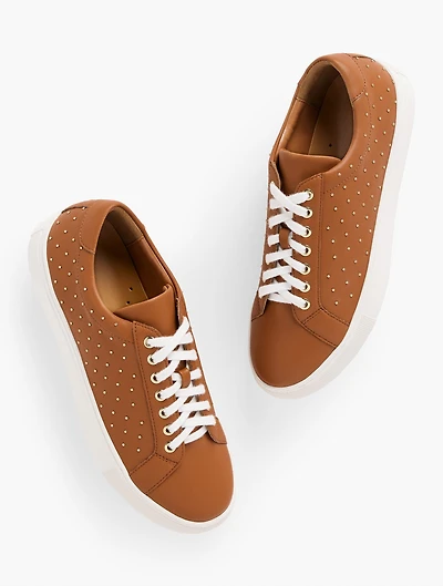 Aubrey Studded Nappa Sneakers