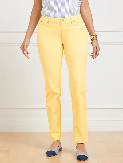 Slim Ankle Jeans - Garment Dye Curvy Fit