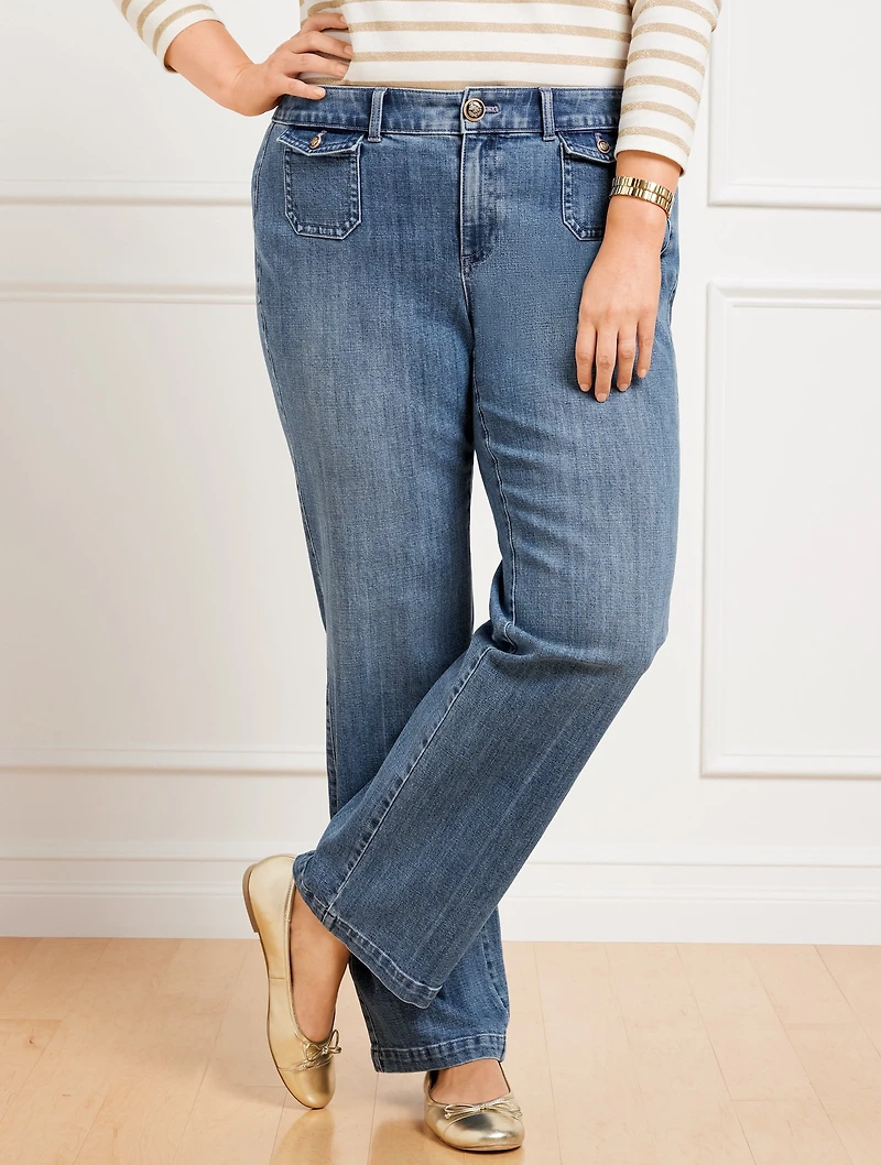 Classic Jean Trousers - Priscilla Wash