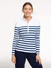 Out & About Half-Zip Pullover - Biennial Stripe