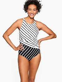 Miraclesuit® Opp Switch One Piece - Rocksport Stripe