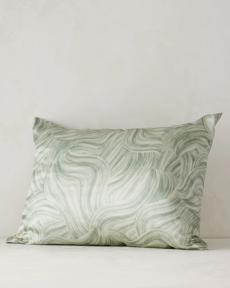 Washable Silk Watercolor Pillowcase