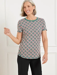 Supersoft Jersey Short Sleeve Tee - High Tide Tile