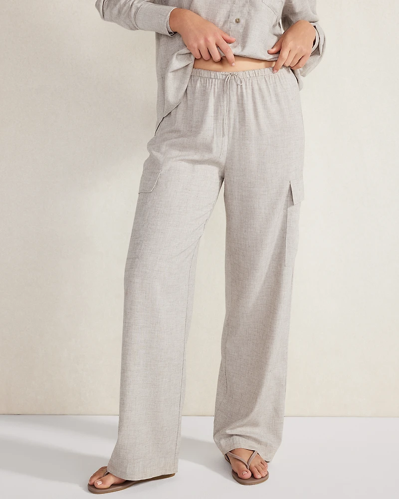 Drapey Wool Cargo Pants