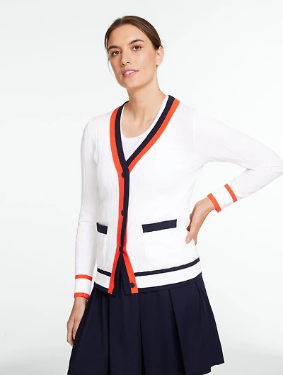 Coolmax® Varsity Cardigan
