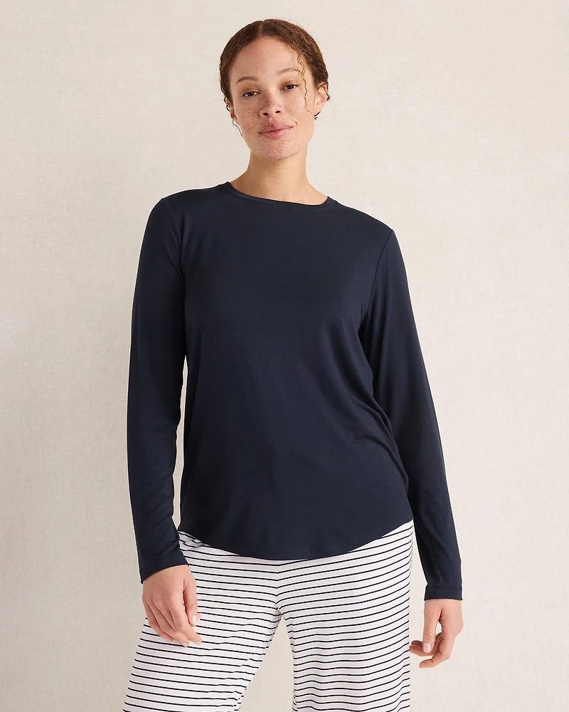 Calm & Cool Long Sleeve Pajama Top