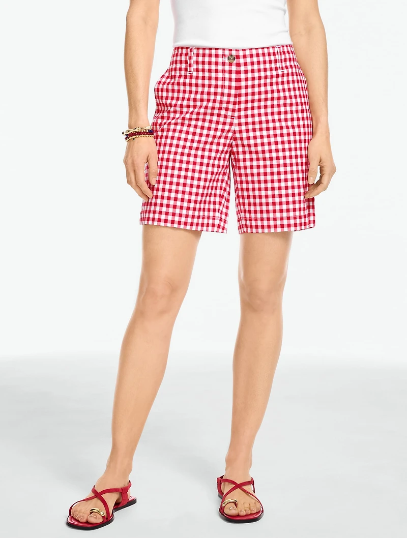 Relaxed Chino Shorts - Bellevue Gingham