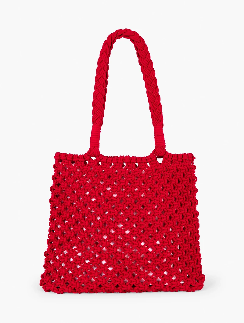 Knotted Cotton Cord Tote