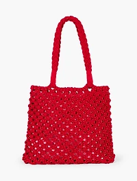 Knotted Cotton Cord Tote