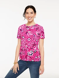 Crewneck Tee - Joyful Jacobean