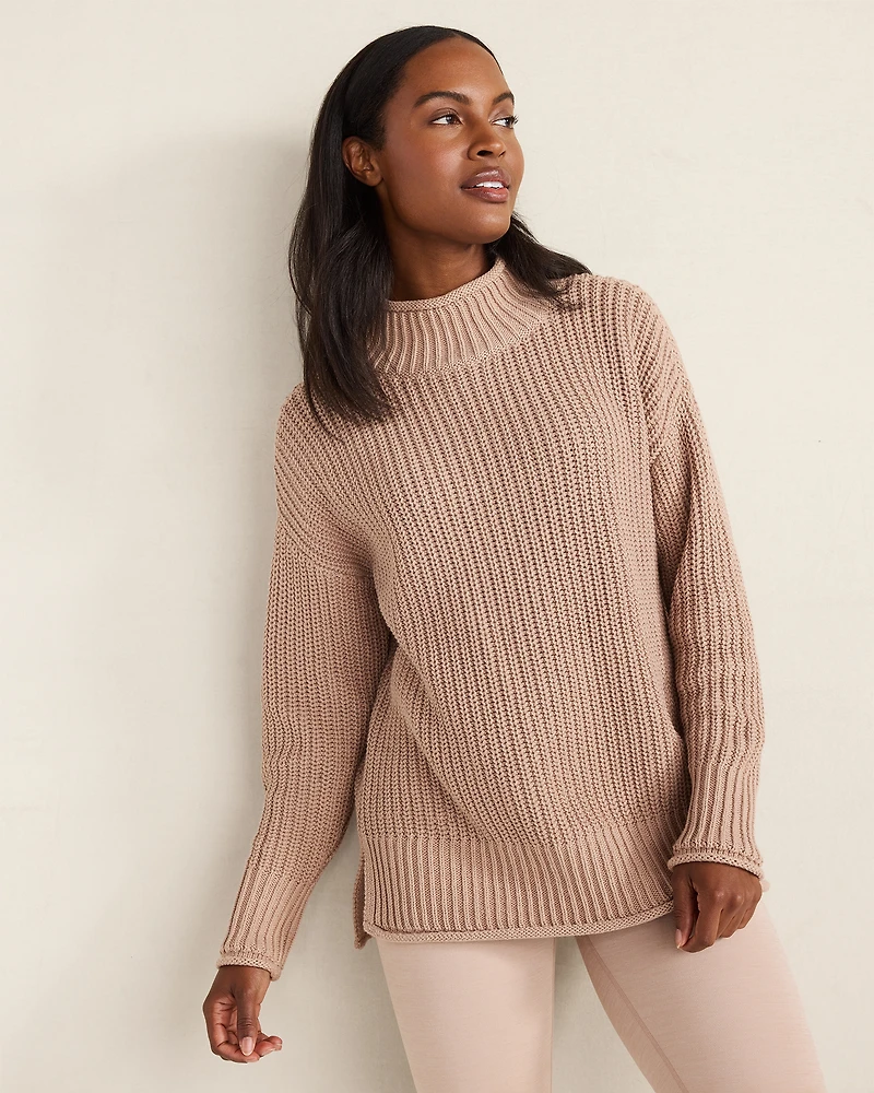 Organic Cotton Roll Neck Sweater