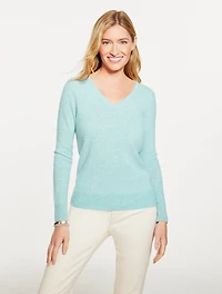 Cashmere V-Neck Sweater