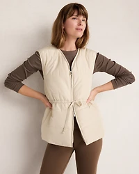 Balance Woven Quilted Puffer Vest