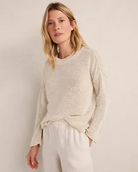 Linen Tape Yarn Crewneck