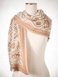 Prancing Paisley Oblong Scarf