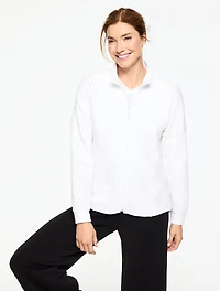 Ottoman Rib Full-Zip Jacket