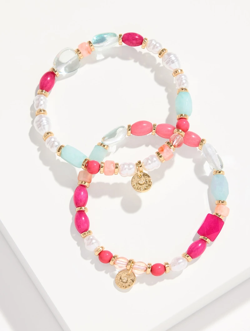 Delightful Beaded Bracelet Set