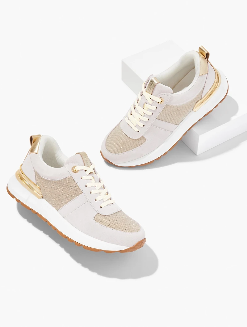 Darby Suede Metallic Sneakers