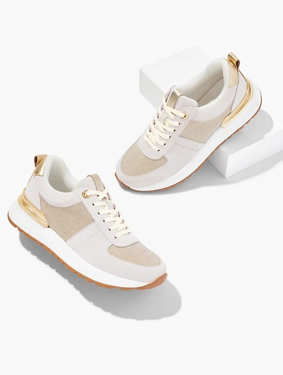 Darby Suede Metallic Sneakers