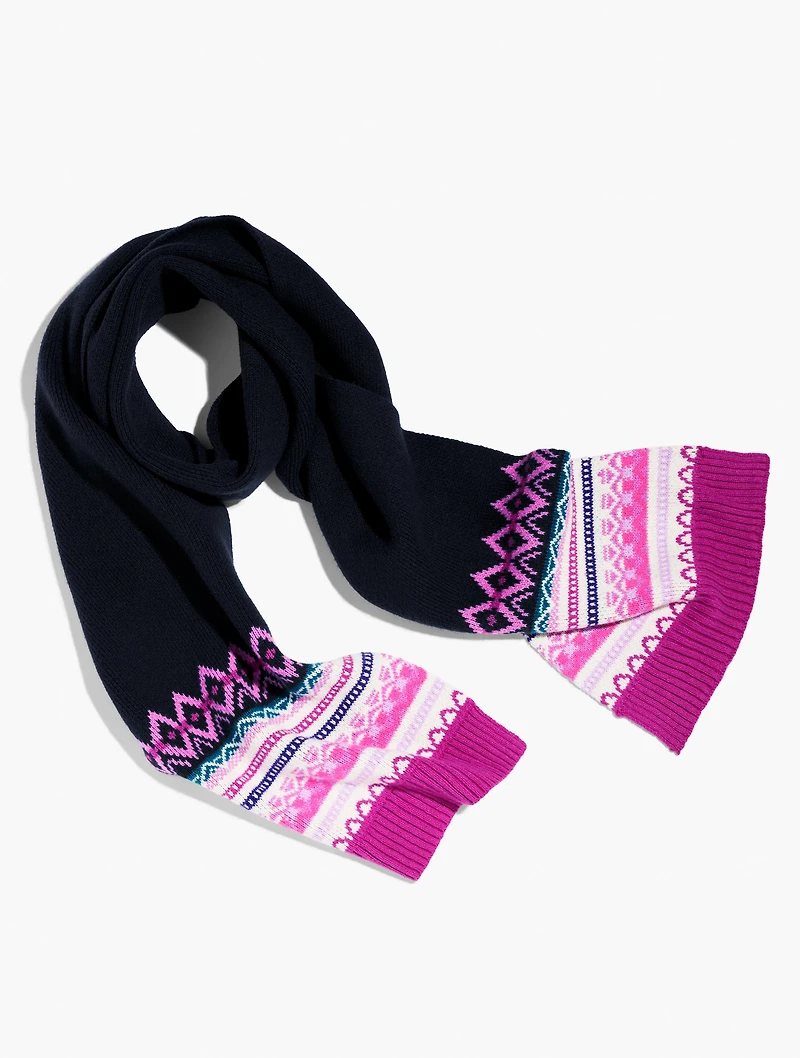 Float Fair Isle Scarf