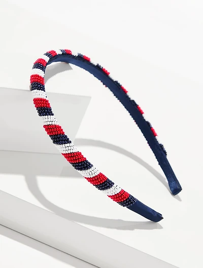 Seed Bead Skinny Headband
