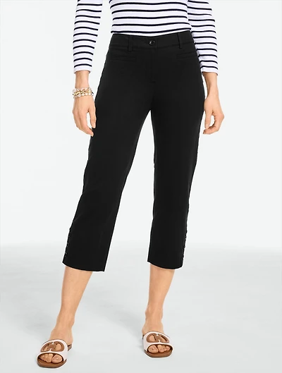 Heritage Twill Capri Pants