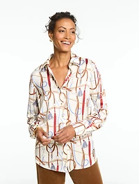 Soft Satin Charmeuse Shirt - Equestrian Status