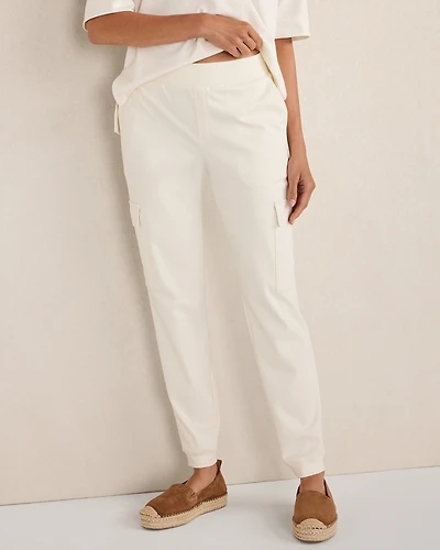 Organic Cotton Interlock Cargo Pants