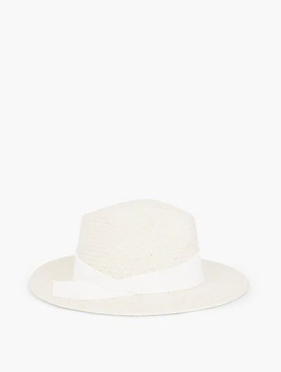 Refined Straw Fedora