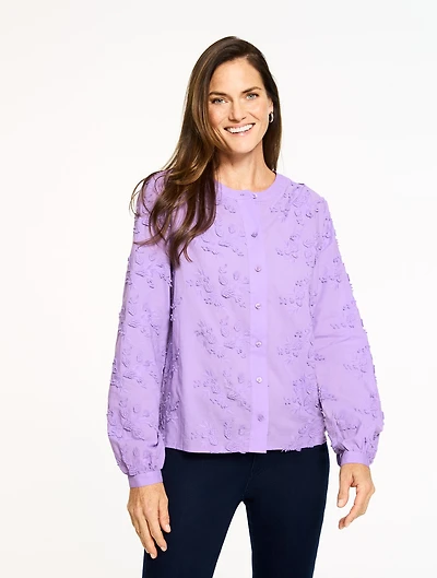 Lily Floral Embroidered Top