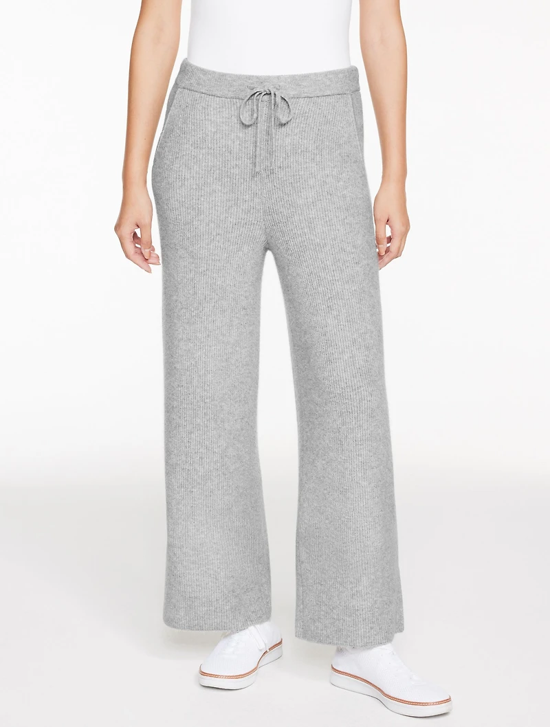 Ribbed Wide Leg Sweater Pants