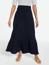 Gauze Maxi Skirt