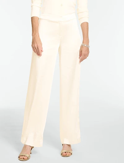 RSVP Satin Wide Leg Pants