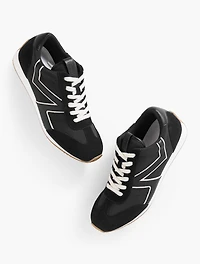 Alex Leather & Nylon Sneakers